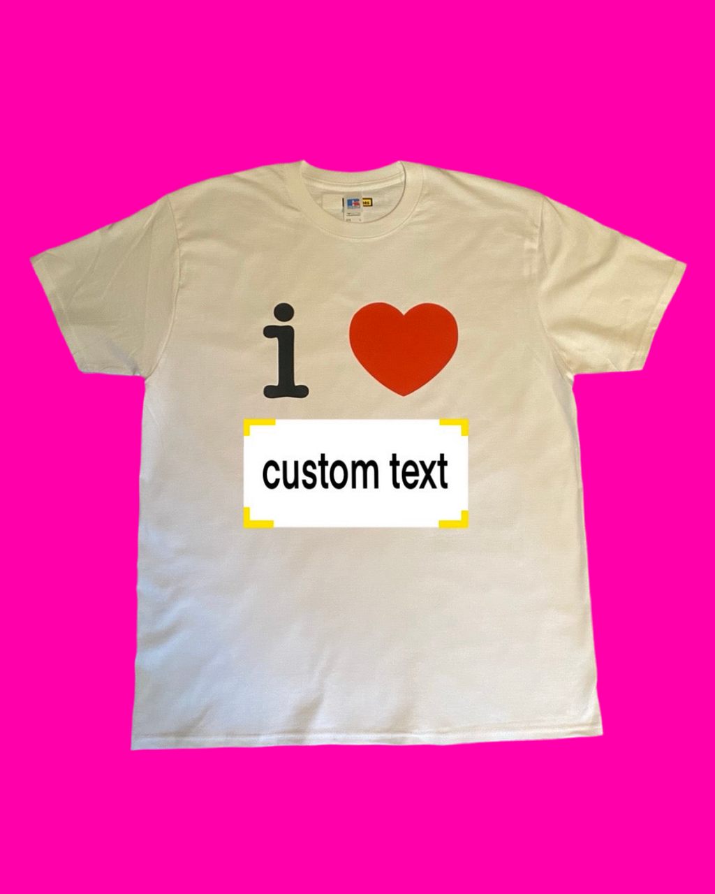 custom i heart tshirt